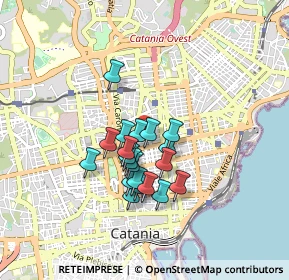 Mappa Via Francesco Riso, 95126 Catania CT, Italia (0.717)