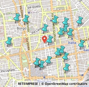 Mappa Via Francesco Riso, 95126 Catania CT, Italia (0.6125)