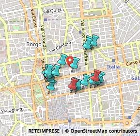 Mappa Via Francesco Riso, 95126 Catania CT, Italia (0.3945)