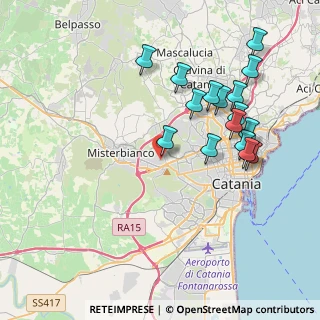 Mappa Via G. C, 95045 Misterbianco CT, Italia (4.57688)