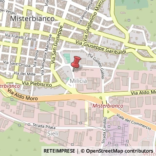 Mappa Via Buoso da Dovara, 36, 95045 Misterbianco, Catania (Sicilia)