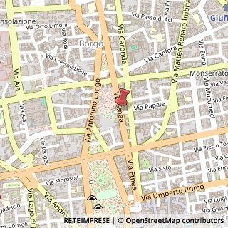 Mappa Via Etnea, 383, 95125 Catania, Catania (Sicilia)