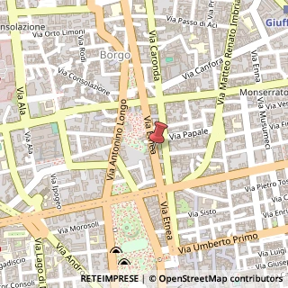 Mappa Via Etnea, 580, 95128 Catania, Catania (Sicilia)