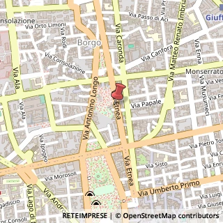 Mappa Via Etnea, 393, 95125 Catania, Catania (Sicilia)