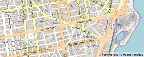 Mappa Catania