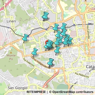 Mappa Via Nazario Sauro, 95123 Catania CT, Italia (0.767)