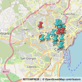 Mappa Via Nazario Sauro, 95123 Catania CT, Italia (1.9575)