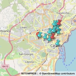Mappa Via Nazario Sauro, 95123 Catania CT, Italia (1.89933)