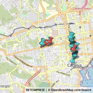 Mappa Via Adolfo Bartoli, 95124 Catania CT, Italia (1.0915)