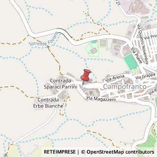 Mappa Via Santa Croce, 111, 93010 Campofranco, Caltanissetta (Sicilia)