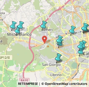 Mappa Via Lizio Bruno Litterio, 95045 Catania CT, Italia (2.87267)