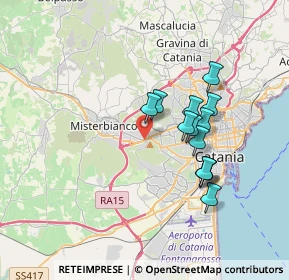 Mappa Via Lizio Bruno Litterio, 95045 Catania CT, Italia (3.39154)