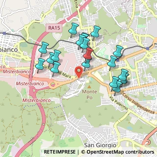 Mappa Via Lizio Bruno Litterio, 95045 Catania CT, Italia (1.0305)