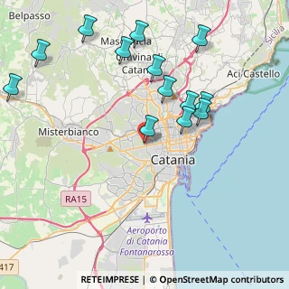 Mappa Via dell'Oro, 95123 Catania CT, Italia (5.07154)