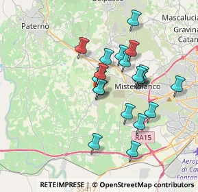 Mappa Via Regina Margherita, 95040 Motta Sant'Anastasia CT, Italia (3.498)