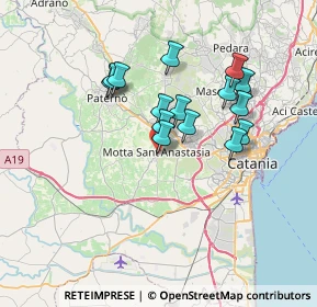 Mappa Via Regina Margherita, 95040 Motta Sant'Anastasia CT, Italia (6.544)