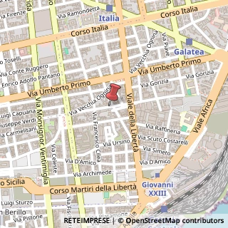 Mappa Via Pietro Mascagni, 68/70, 95129 Catania, Catania (Sicilia)