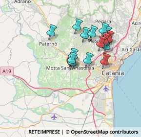 Mappa Via Francesco Francaviglia, 95040 Motta Sant'Anastasia CT, Italia (6.98533)