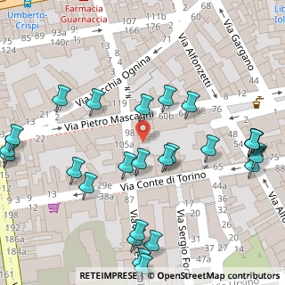 Mappa Via Mascagni Pietro, 95131 Catania CT, Italia (0.07692)