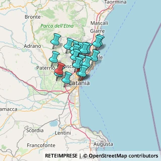 Mappa Via Mascagni Pietro, 95131 Catania CT, Italia (10.045)