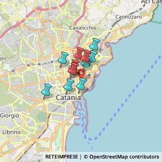 Mappa Via Mascagni Pietro, 95131 Catania CT, Italia (1.10333)