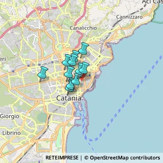 Mappa Via Mascagni Pietro, 95131 Catania CT, Italia (1.03182)
