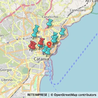 Mappa Via Mascagni Pietro, 95131 Catania CT, Italia (1.27692)