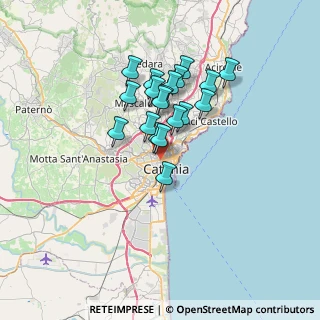 Mappa Via Asmara, 95124 Catania CT, Italia (5.98158)