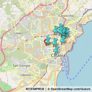 Mappa Viale Mario Rapisardi, 95124 Catania CT, Italia (1.58333)