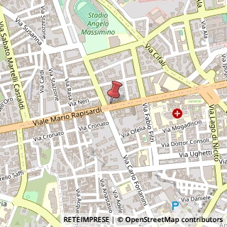 Mappa Viale Mario Rapisardi, 98/B, 95124 Catania, Catania (Sicilia)