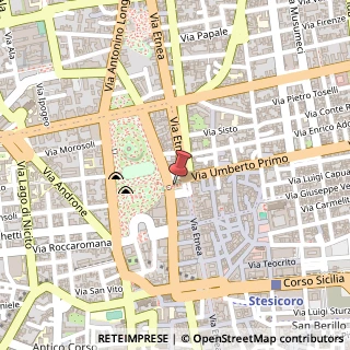 Mappa Via Etnea, 292, 95131 Catania, Catania (Sicilia)
