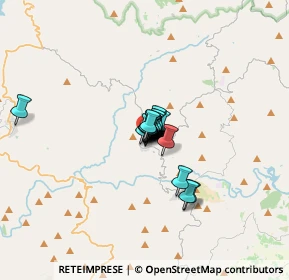 Mappa Via Nazario Sauro, 92020 San Biagio Platani AG, Italia (1.3735)