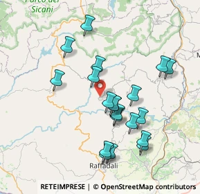 Mappa Via Nazario Sauro, 92020 San Biagio Platani AG, Italia (8.0855)