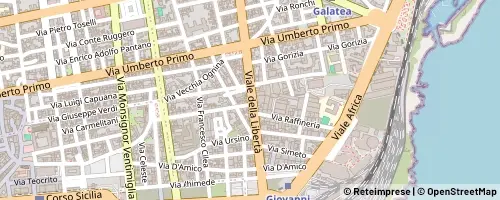 Mappa Katania