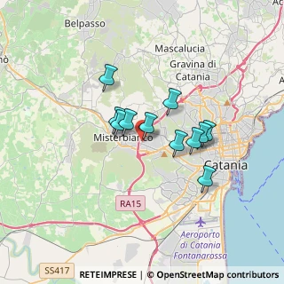 Mappa Via Molinari, 95045 Misterbianco CT, Italia (2.84273)
