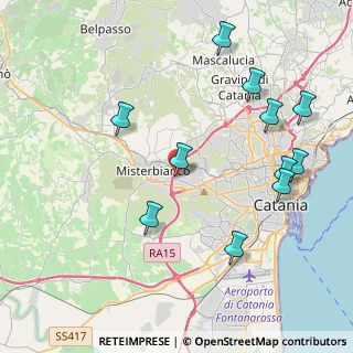 Mappa Via Molinari, 95045 Misterbianco CT, Italia (5.13545)