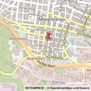 Mappa Via Alessandro Manzoni, 123, 95045 Misterbianco, Catania (Sicilia)