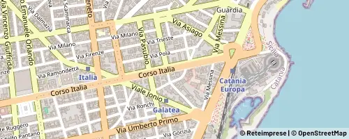 Mappa Catânia
