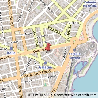 Mappa Via Cervignano,  11, 95129 Catania, Catania (Sicilia)