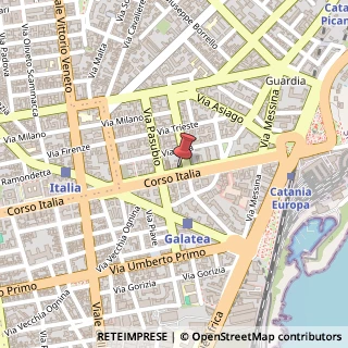 Mappa Corso Italia, 171, 95127 Catania, Catania (Sicilia)
