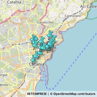 Mappa Corso Italia, 95126 Catania CT, Italia (1.04563)