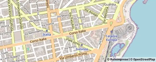 Mappa Catania