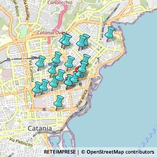 Mappa Corso Italia, 95126 Catania CT, Italia (0.7975)