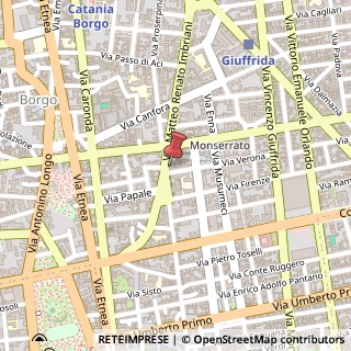 Mappa Via Verona,  33, 95128 Catania, Catania (Sicilia)