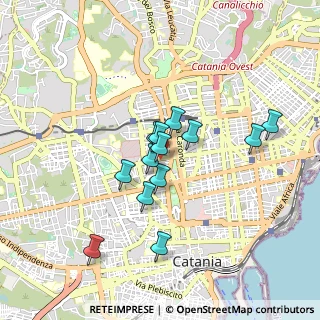 Mappa Via S. Nicolò Al Borgo, 95125 Catania CT, Italia (0.78308)