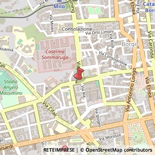 Mappa Via Cesare Beccaria, 98, 95123 Catania, Catania (Sicilia)