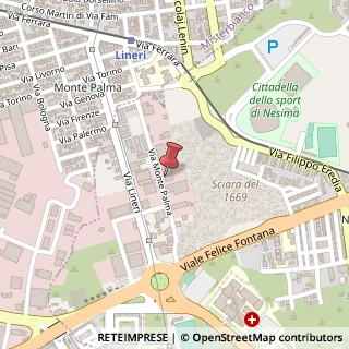 Mappa Via Montepalma, 22, 95122 Catania, Catania (Sicilia)