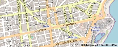 Mappa Catania
