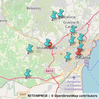 Mappa Via Albert Bruce Sabin, 95045 Misterbianco CT, Italia (4.98727)