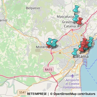 Mappa Via Albert Bruce Sabin, 95045 Misterbianco CT, Italia (5.88588)